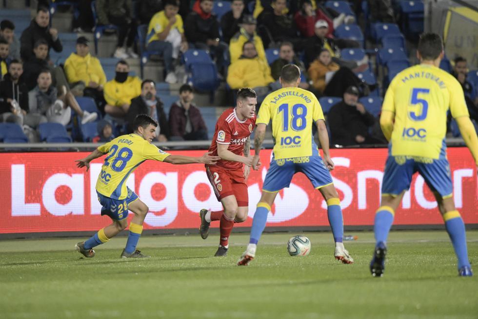 Partido Las Palmas-Real Zaragoza, de la 23ª jornada de Segunda División