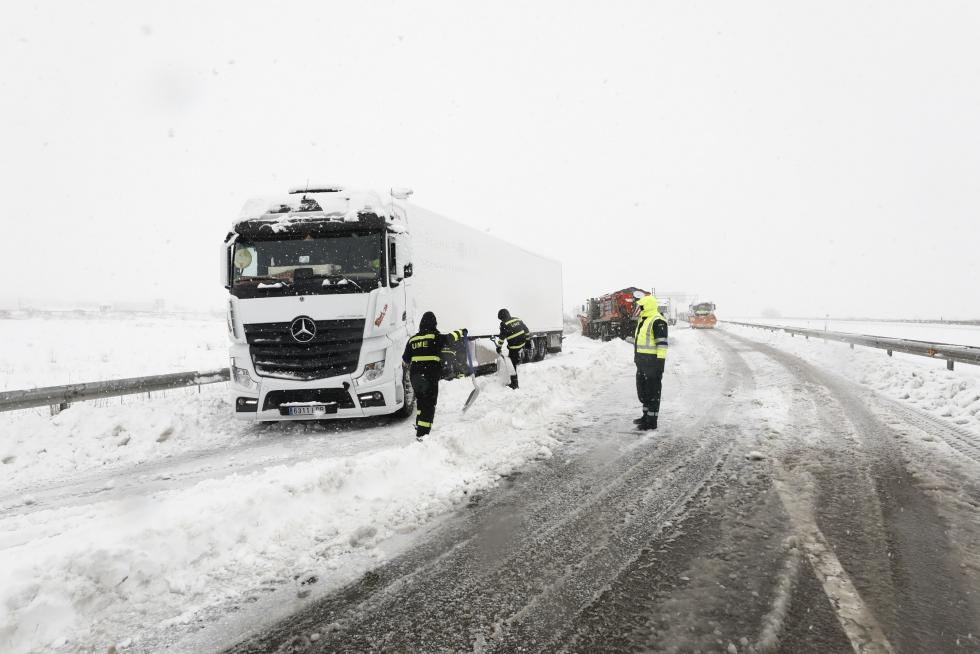 Borrasca Gloria: Afecciones de la gran nevada en el puerto de Paniza