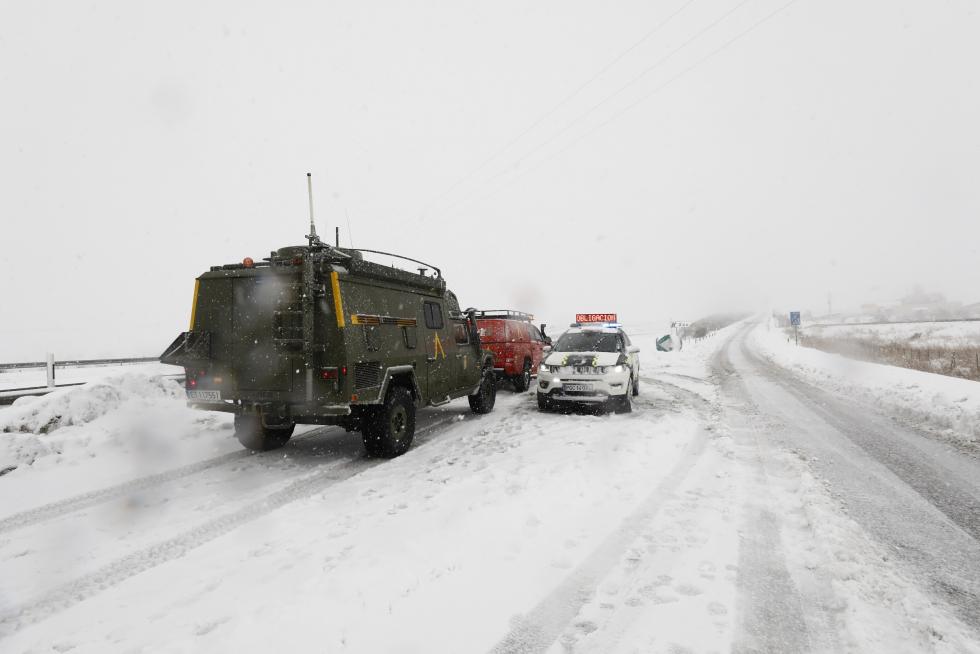 Borrasca Gloria: Afecciones de la gran nevada en el puerto de Paniza