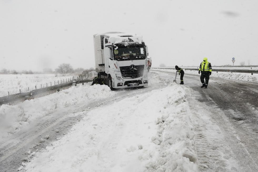 Borrasca Gloria: Afecciones de la gran nevada en el puerto de Paniza