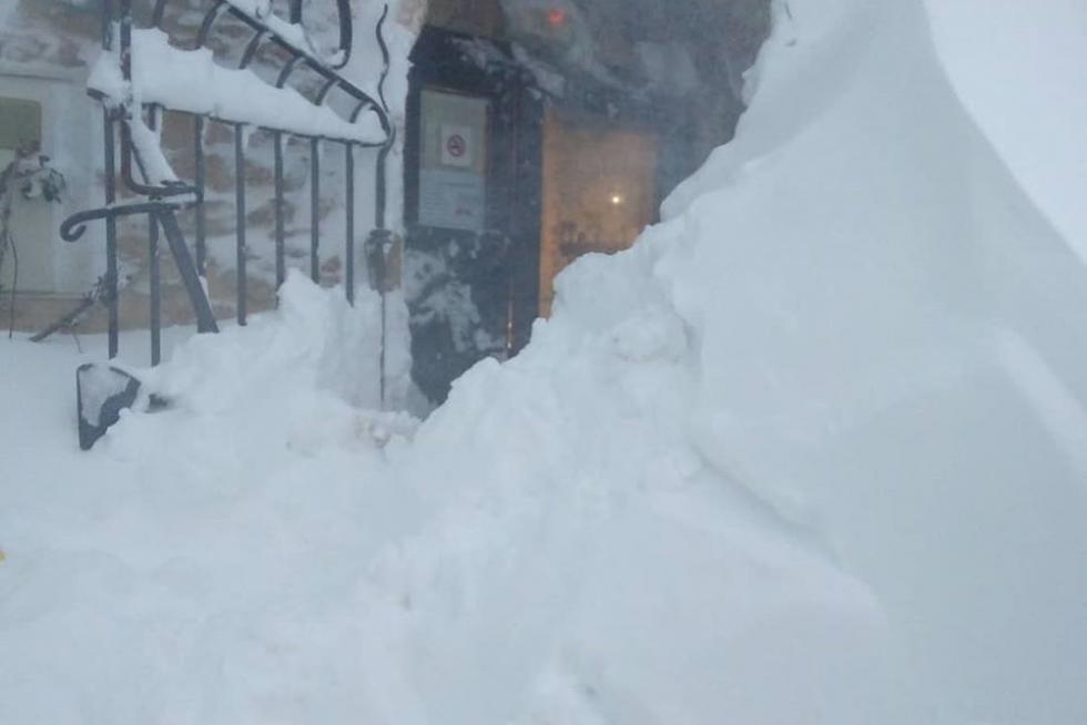 Nevada en Mosqueruela.