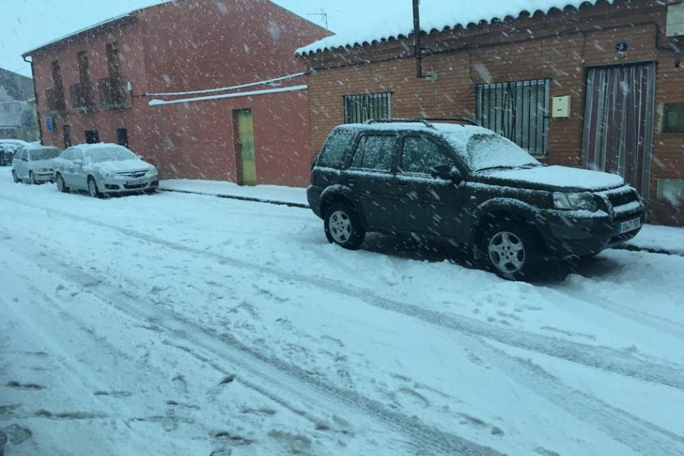 Nevada en Alfamén.