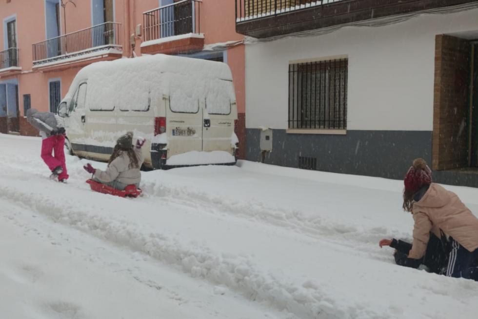 Nevada en Paniza.