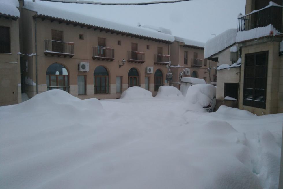 Peñarroya de Tastavins, este martes.