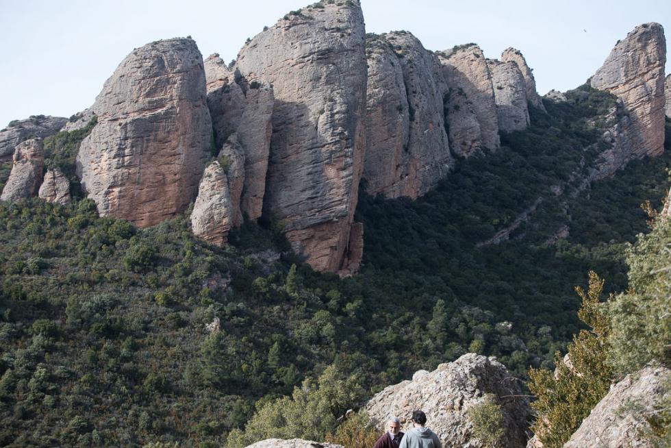 Vista de los Mallos de Agüero