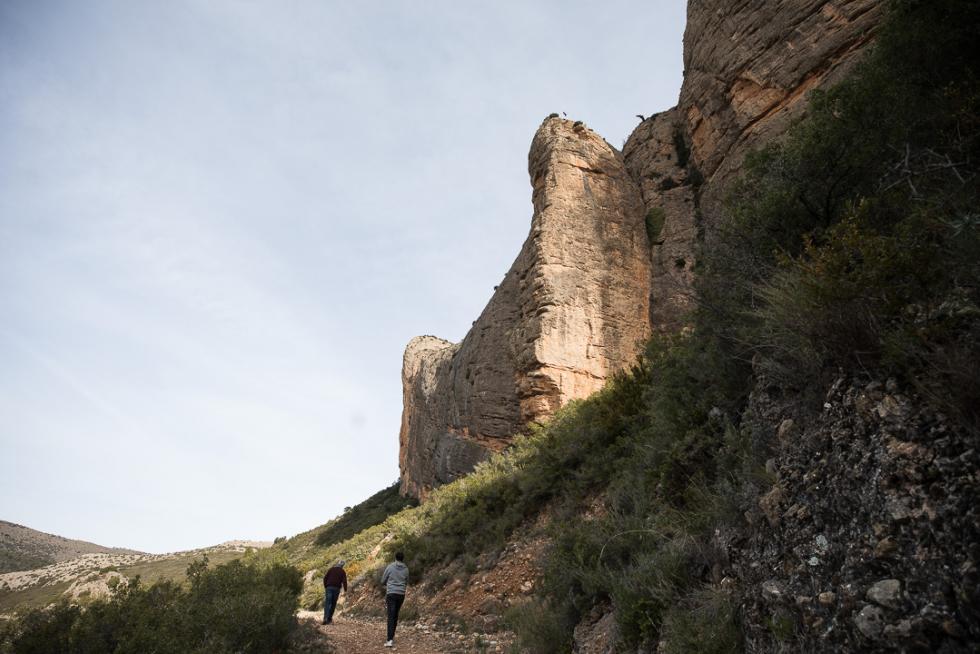 Vista de los Mallos de Agüero