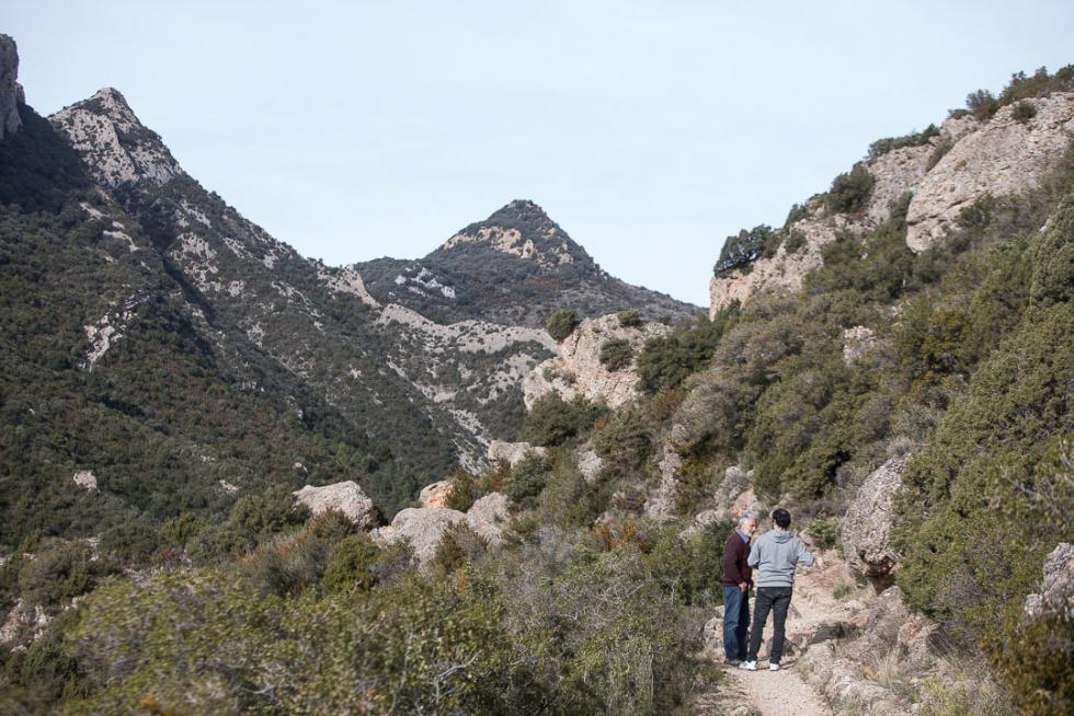 Vista de los Mallos de Agüero