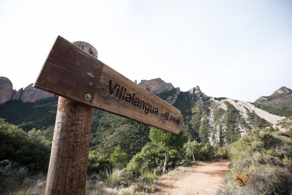 Vista de los Mallos de Agüero