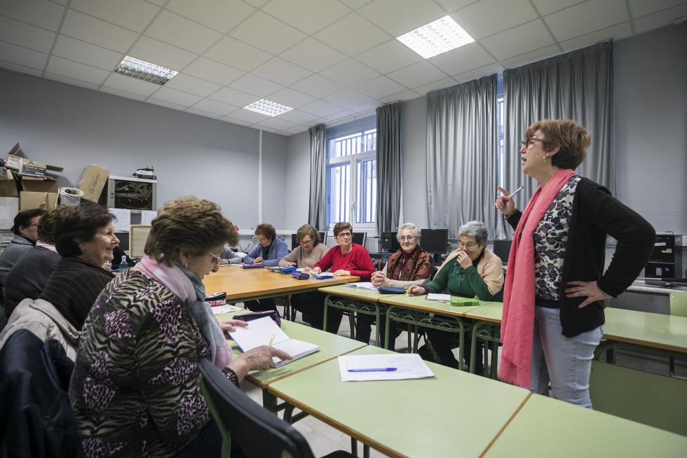 Escuela de adultos de Fuentes de Ebro.