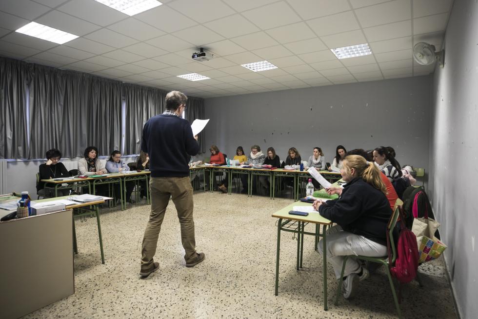 Escuela de adultos de Fuentes de Ebro.