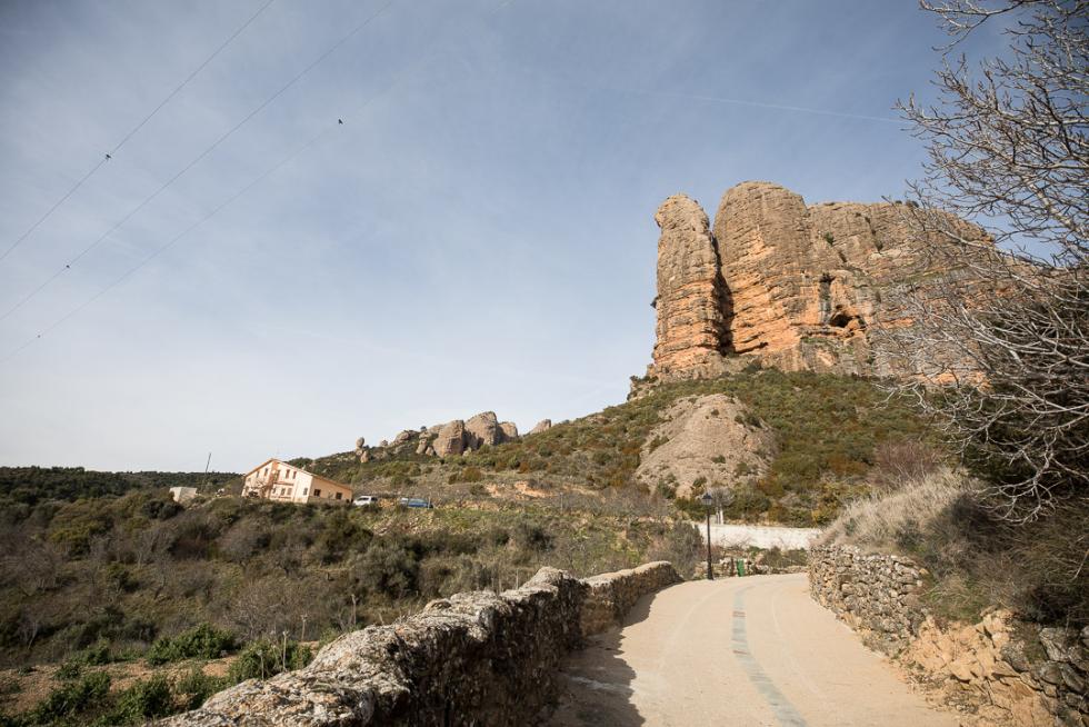 Vista de los Mallos de Agüero