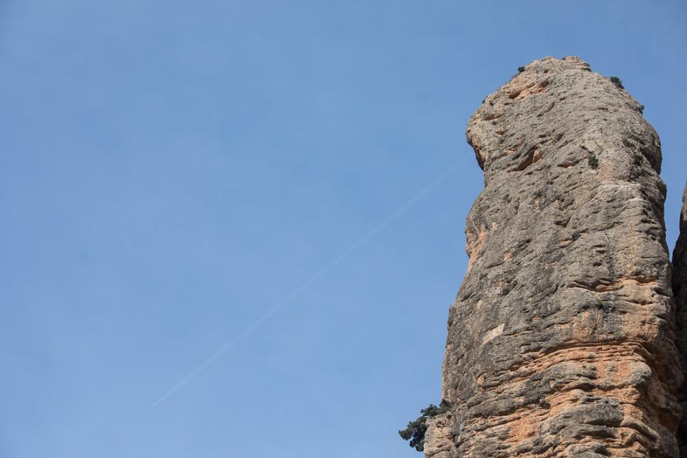 Vista de los Mallos de Agüero