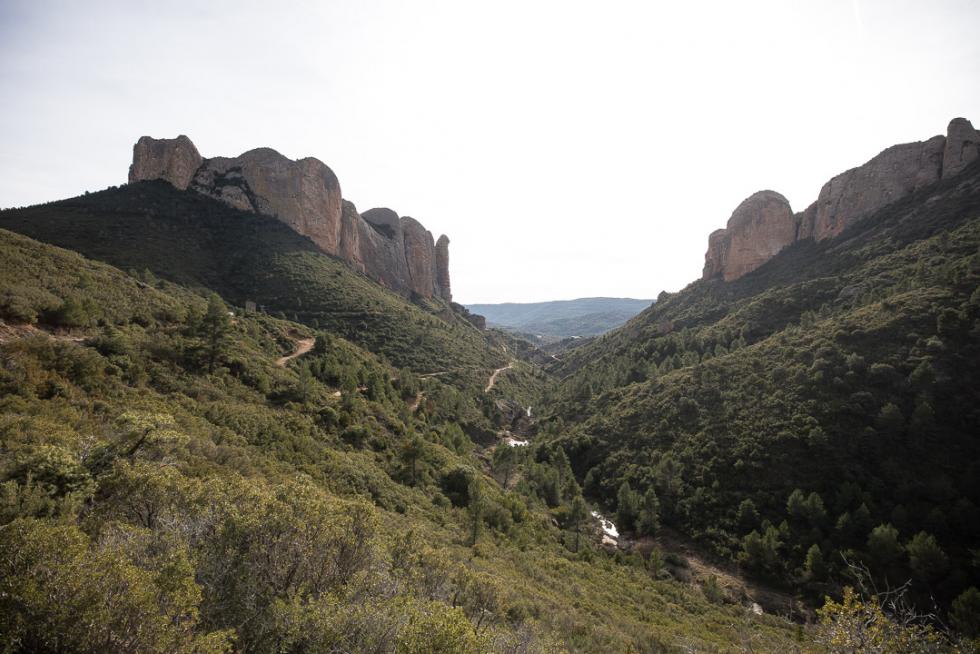 Vista de los Mallos de Agüero