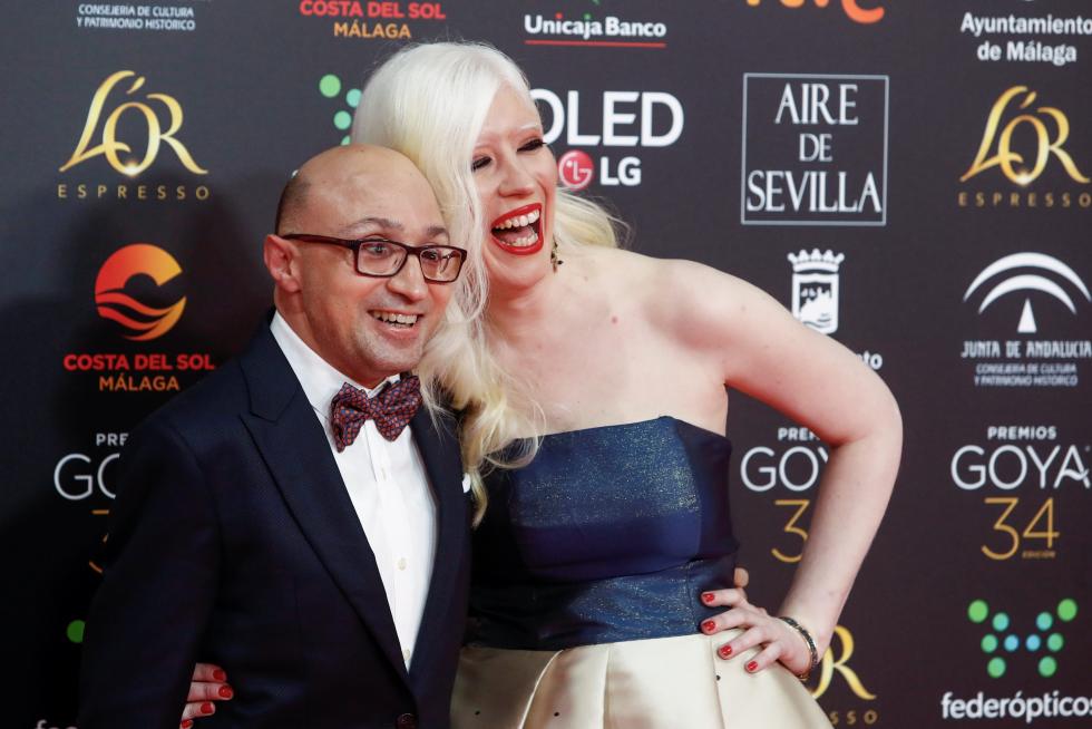 Jesús Vidal y su novia.