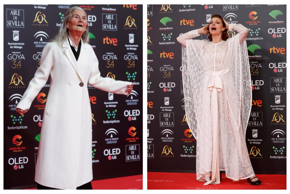 Más blanco: Benedicta Sánchez y Najwa Nimri.