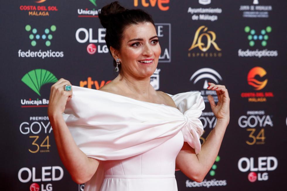 Silvia Abril, de Lorenzo Caprile, en la alfombra roja.