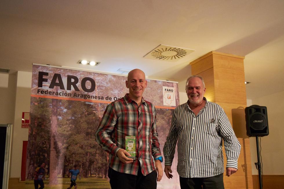 David Toll en la Gala del Deporte de Orientación
