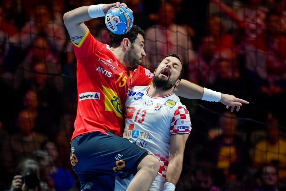 Final del Europeo de Balonmano, entre España y Croacia
