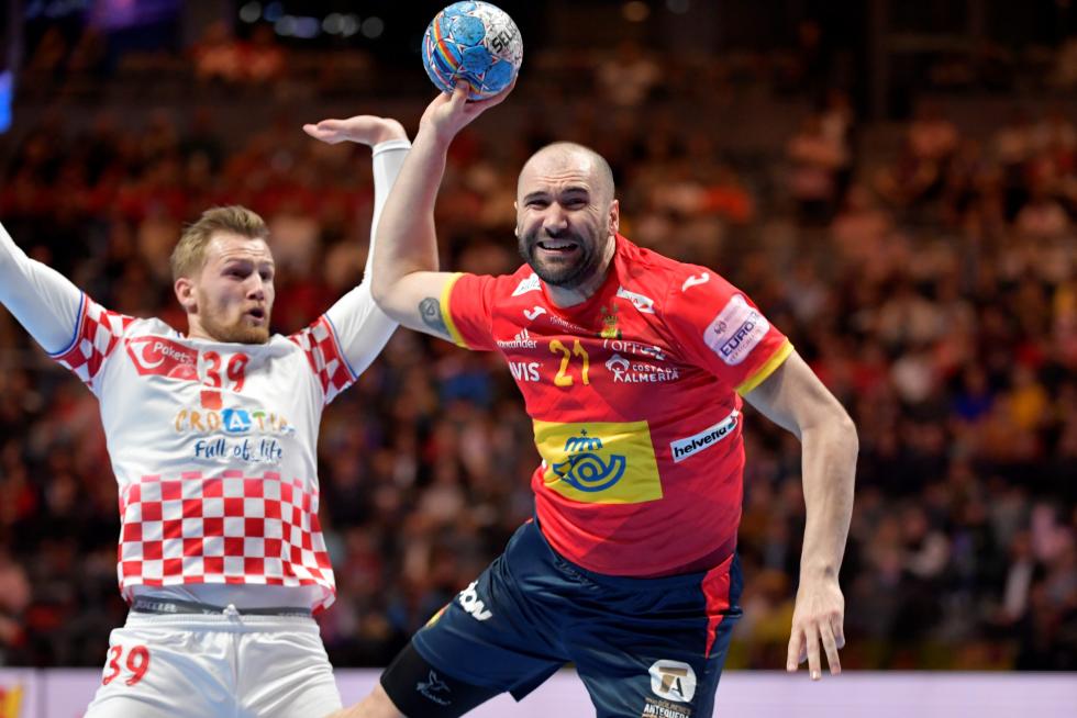Final del Europeo de Balonmano, entre España y Croacia