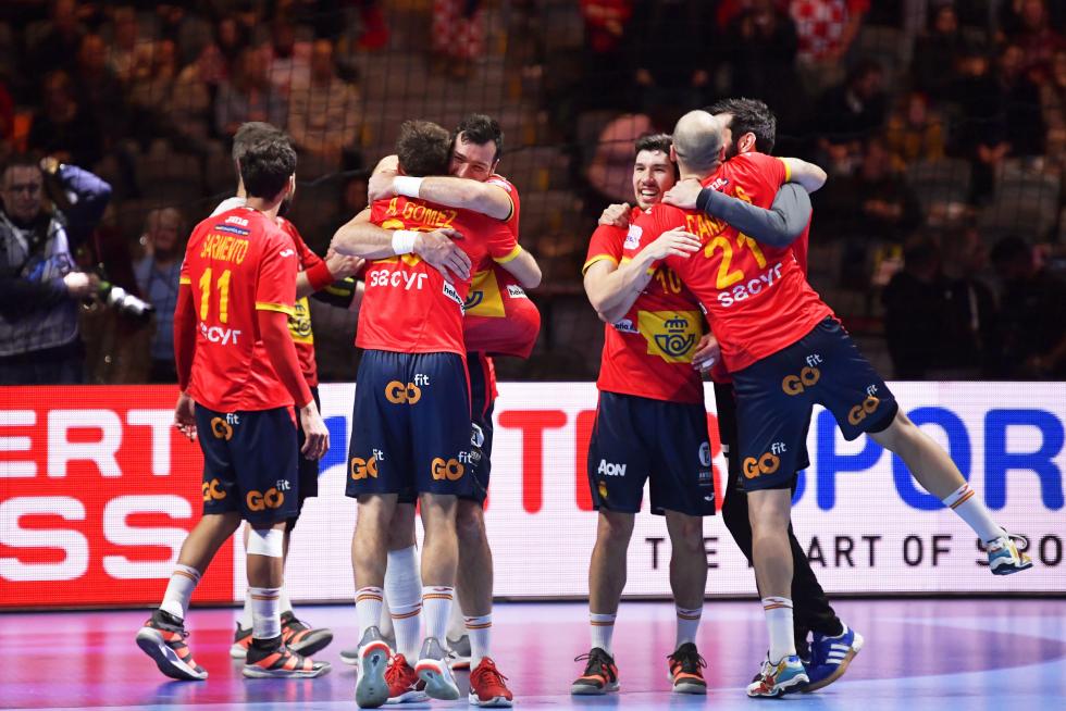 Final del Europeo de Balonmano, entre España y Croacia