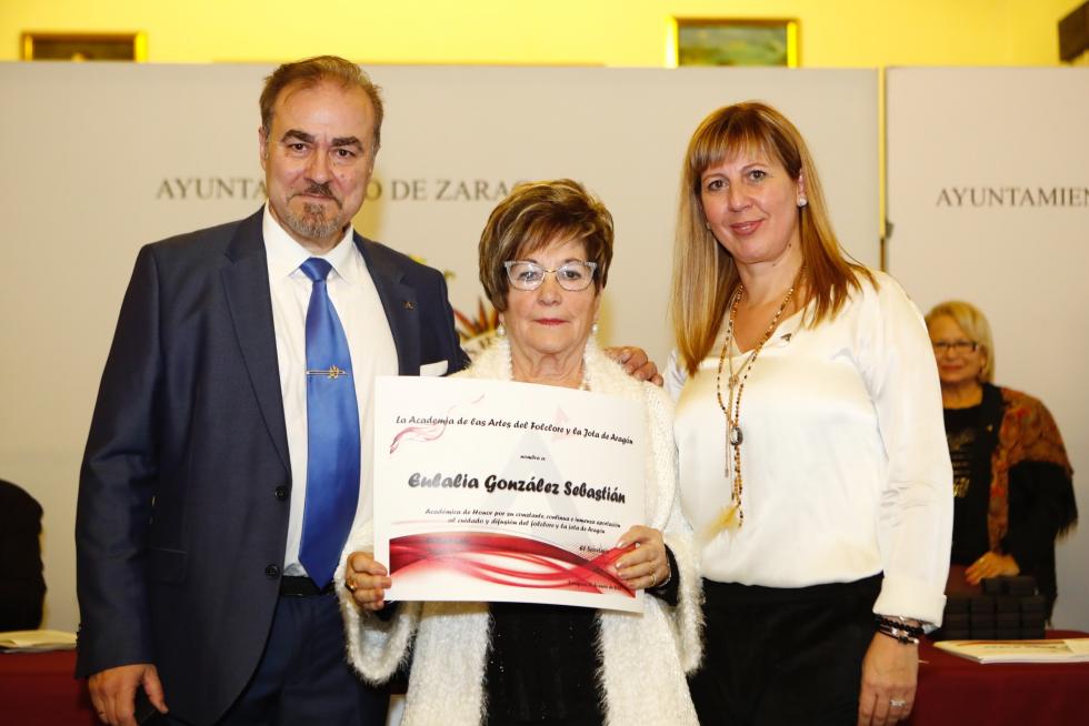 Nuevos académicos de honor de la Academia de la Artes del Folclore y la Jota de Aragón