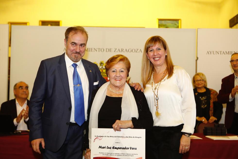 Nuevos académicos de honor de la Academia de la Artes del Folclore y la Jota de Aragón