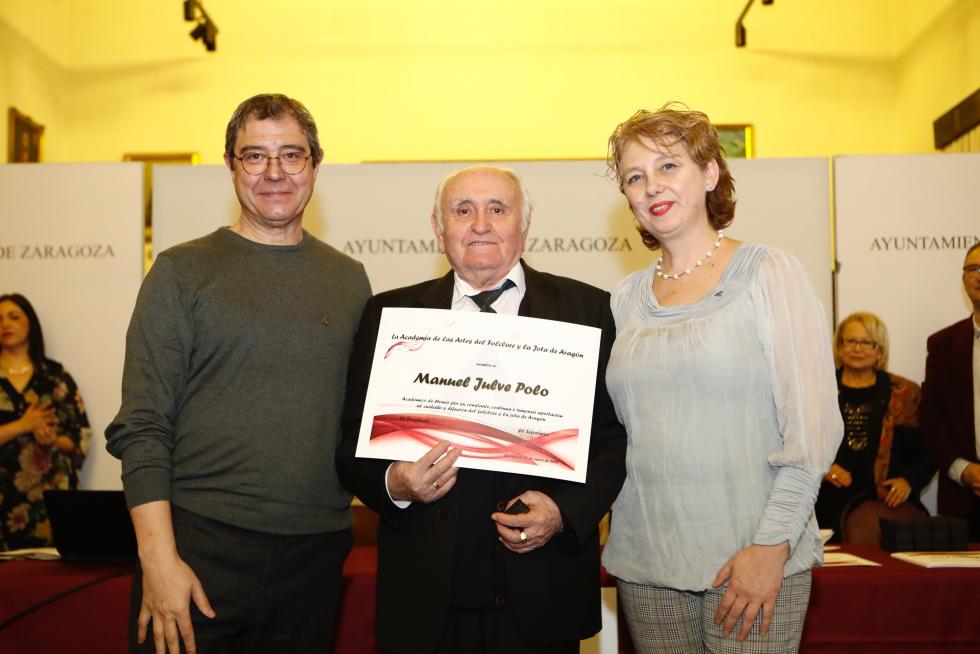 Nuevos académicos de honor de la Academia de la Artes del Folclore y la Jota de Aragón
