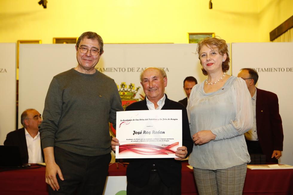 Nuevos académicos de honor de la Academia de la Artes del Folclore y la Jota de Aragón