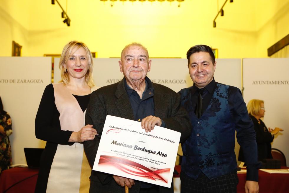 Nuevos académicos de honor de la Academia de la Artes del Folclore y la Jota de Aragón