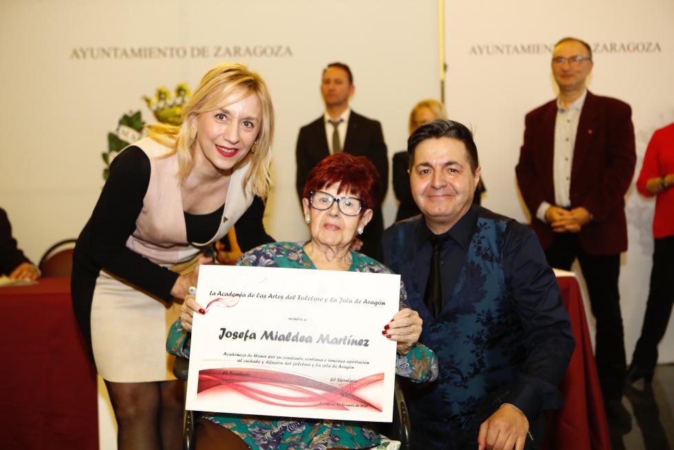 Nuevos académicos de honor de la Academia de la Artes del Folclore y la Jota de Aragón