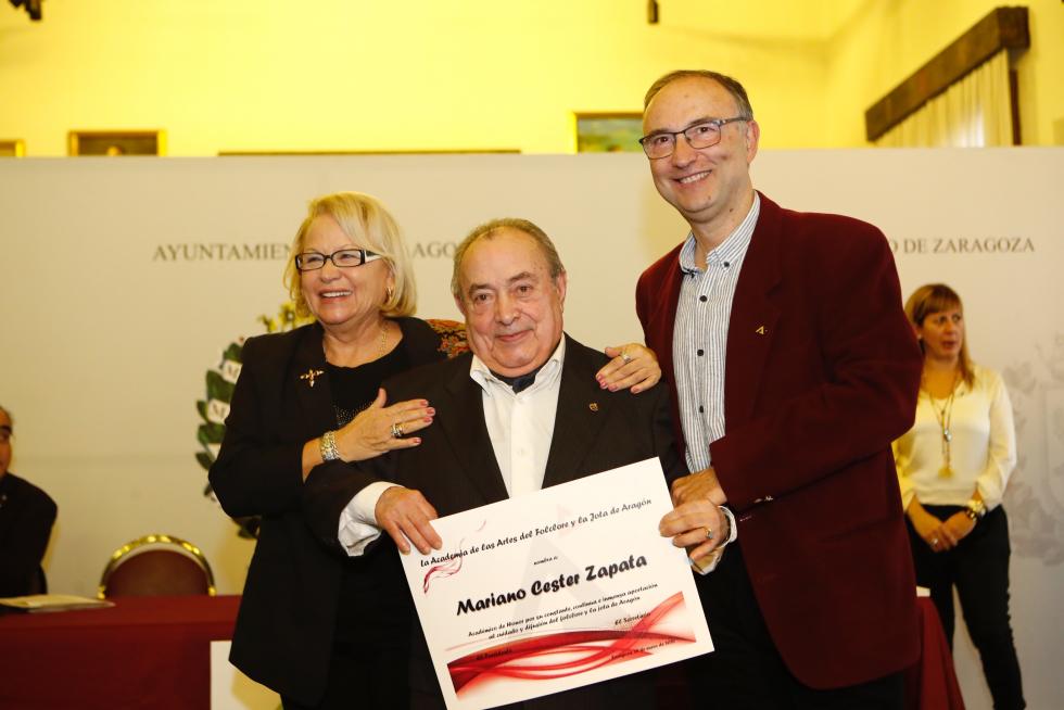Nuevos académicos de honor de la Academia de la Artes del Folclore y la Jota de Aragón