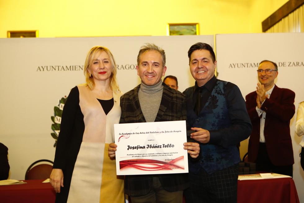 Nuevos académicos de honor de la Academia de la Artes del Folclore y la Jota de Aragón