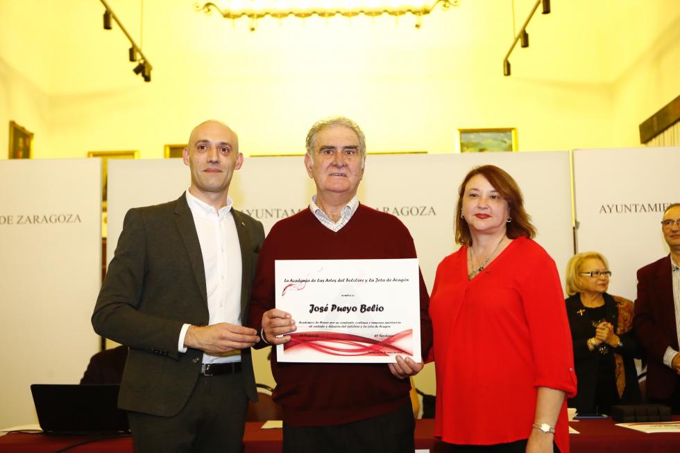 Nuevos académicos de honor de la Academia de la Artes del Folclore y la Jota de Aragón