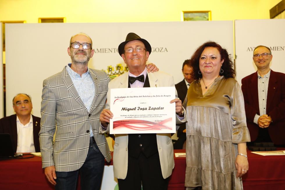 Nuevos académicos de honor de la Academia de la Artes del Folclore y la Jota de Aragón