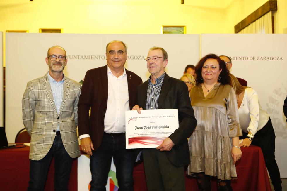 Nuevos académicos de honor de la Academia de la Artes del Folclore y la Jota de Aragón