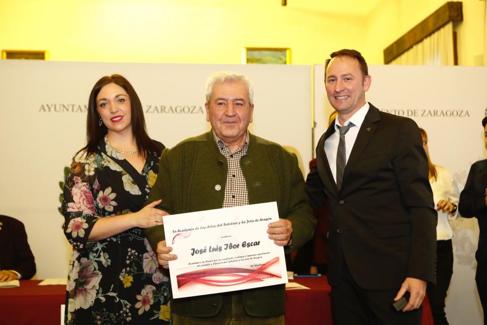 Nuevos académicos de honor de la Academia de la Artes del Folclore y la Jota de Aragón