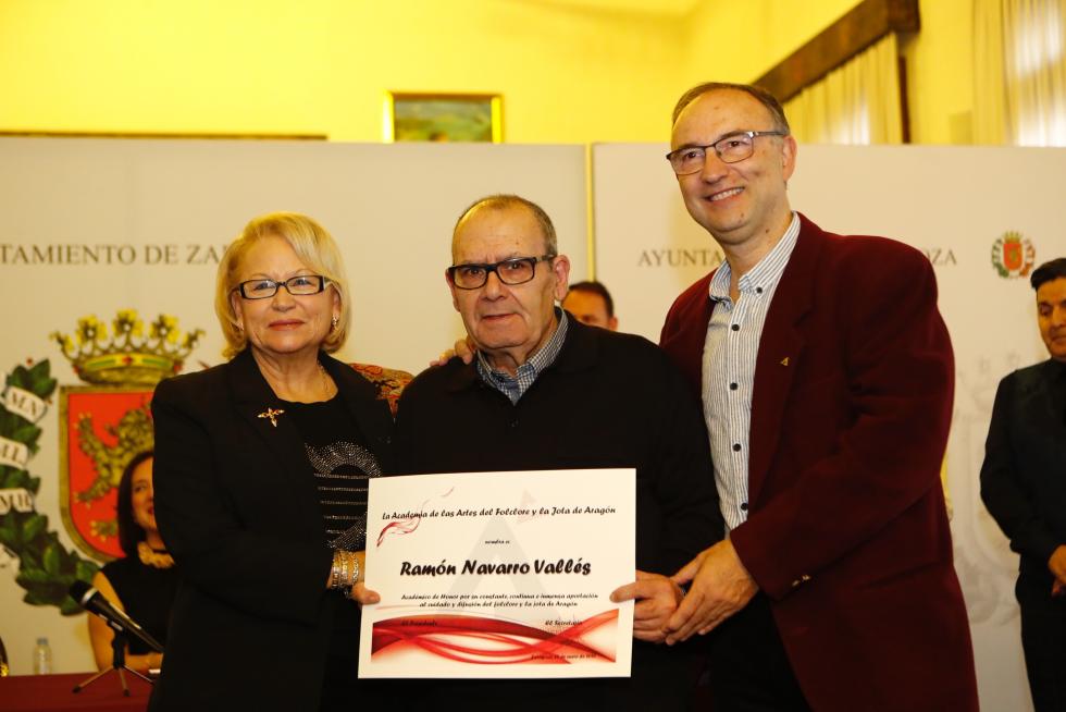 Nuevos académicos de honor de la Academia de la Artes del Folclore y la Jota de Aragón
