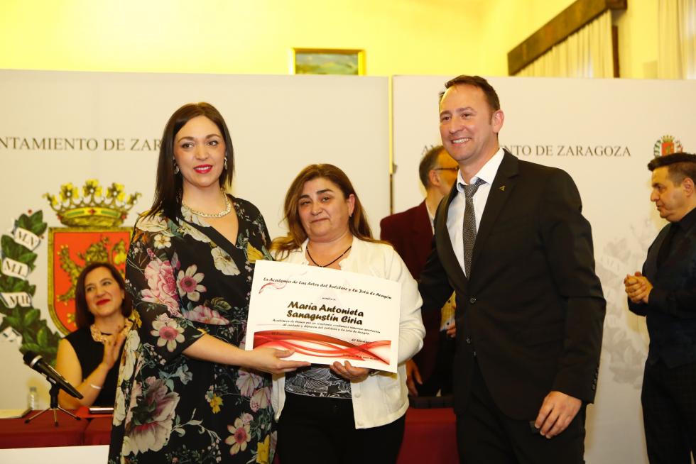 Nuevos académicos de honor de la Academia de la Artes del Folclore y la Jota de Aragón