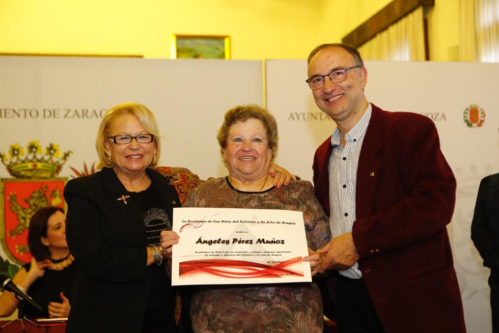 Nuevos académicos de honor de la Academia de la Artes del Folclore y la Jota de Aragón