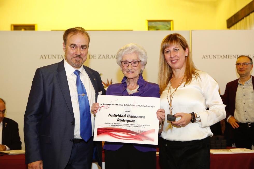 Nuevos académicos de honor de la Academia de la Artes del Folclore y la Jota de Aragón