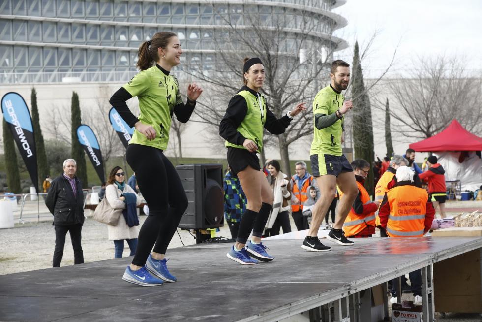 Participantes en la XI edición de la Carrera del Roscón.