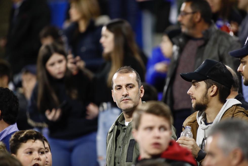 Imágenes de la afición en La Romareda durante el partido Real Zaragoza-Real Madrid.