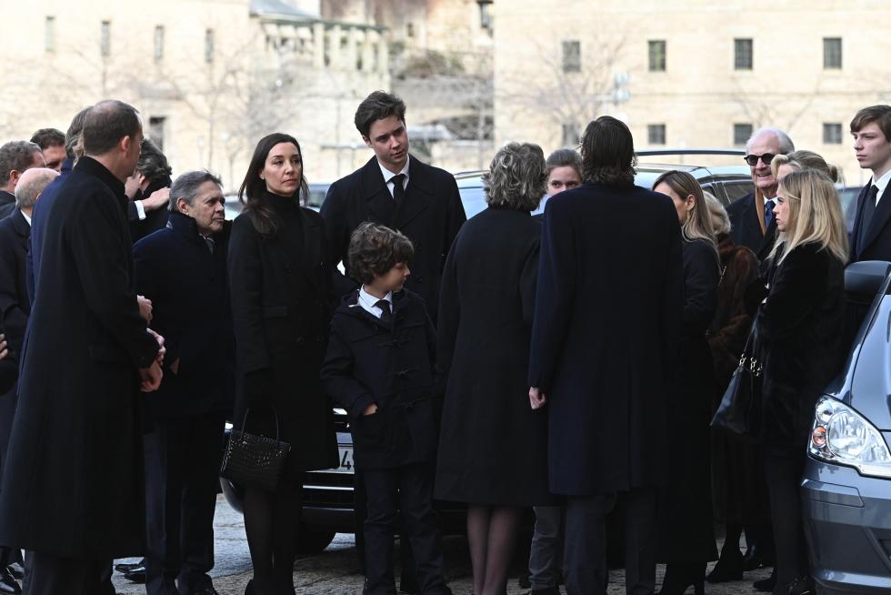 Funeral por la infanta Pilar en el Escorial.
