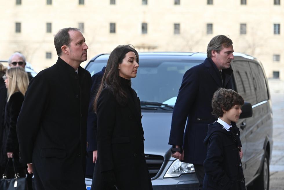 Funeral por la infanta Pilar en el Escorial.