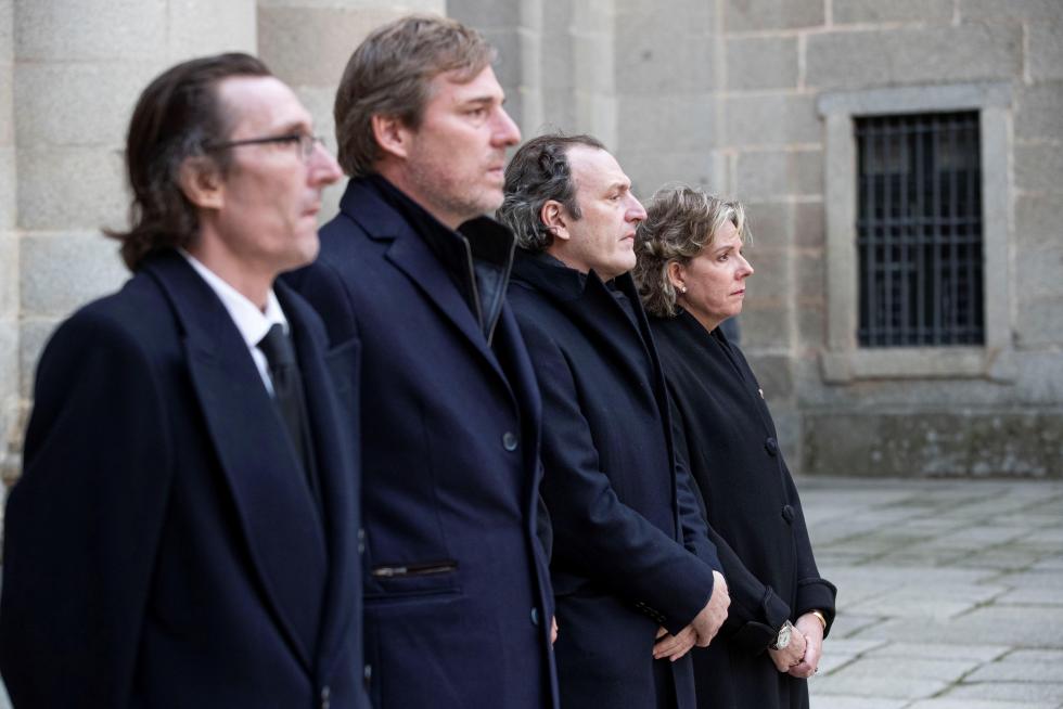 Funeral por la infanta Pilar en el Escorial.