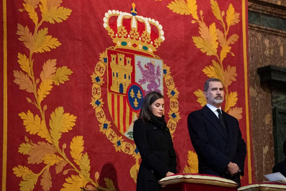 Funeral por la infanta Pilar en el Escorial.