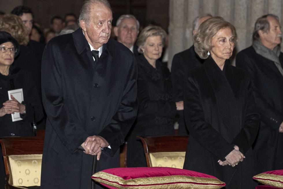 Funeral por la infanta Pilar en el Escorial.