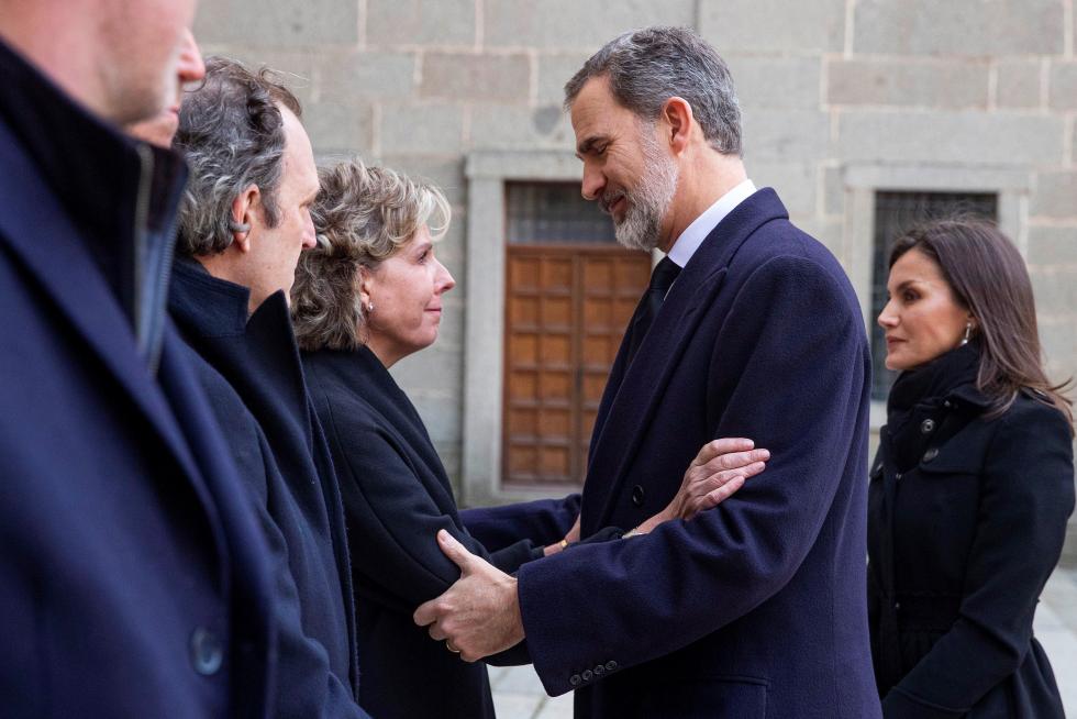 Funeral por la infanta Pilar en el Escorial.