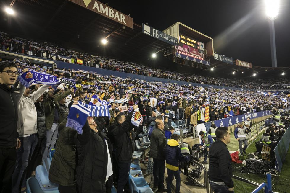 Fotos del partido Real Zaragoza-Real Madrid de la Copa del Rey
