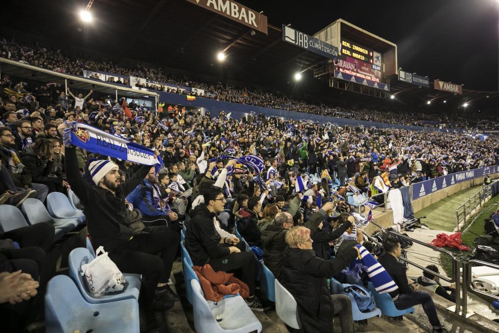 Fotos del partido Real Zaragoza-Real Madrid de la Copa del Rey